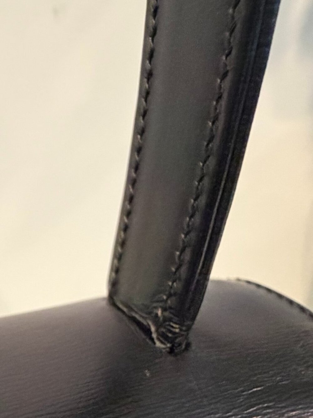 Vintage Givenchy Black Box Leather Top Handle - Picture 12 of 13